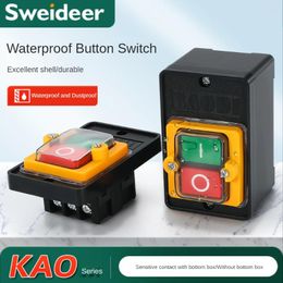 Smart Home Bediening Drukknop KAO-5H KAO-5M 10A 380V Voor Snijmachine Boormachine Waterdicht Aan/Uit KAO-5 Aan