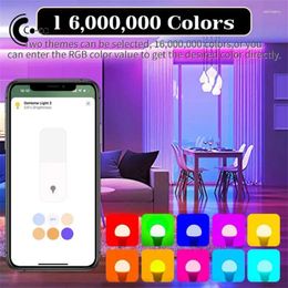 Contrôle de maison intelligente Rgb Cw 15w, ampoule Led élégante et personnalisable, très recherchée, avec automatisation vocale Siri, Homekit