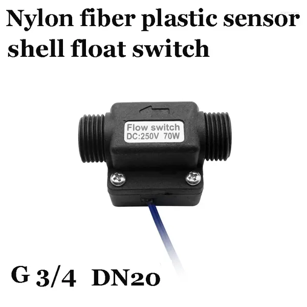 Capteur de contrôle pour maison intelligente G 3/4 DN20, boîtier en plastique et Fiber de Nylon, interrupteur à flotteur avec relais, compteur d'eau