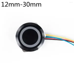 Smart Home Control Interrupteur à bouton-poussoir en acier inoxydable à courte portée auto-réinitialisation momentanée 12 mm 16 mm 19 mm 22 mm 25 mm 30 mm LED ascenseur tactile