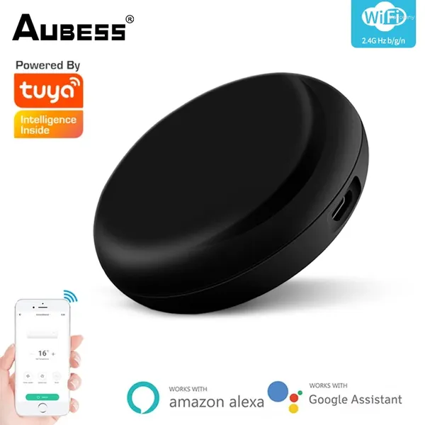 Contrôle de maison intelligente Tuya WiFi IR RF, télécommande Bluetooth pour climatisation TV, contrôleur infrarouge Alexa