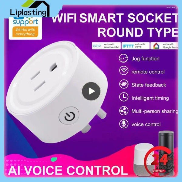 Smart Control Home Home Tuya Wifi enchufe Socket Socket Life App Remote funciona con Alexa US Standard