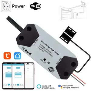 Smart Home Control Tuya WiFi Switch Garage Door Controller Opener Work With Alexa Google Life APP No Hub Require