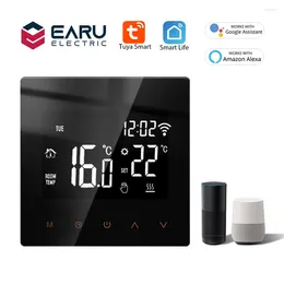 Thermostat WiFi Tuya pour maison intelligente, chauffage électrique au sol, chaudière à eau et à gaz TRV, température, télécommande vocale pour Google Alexa