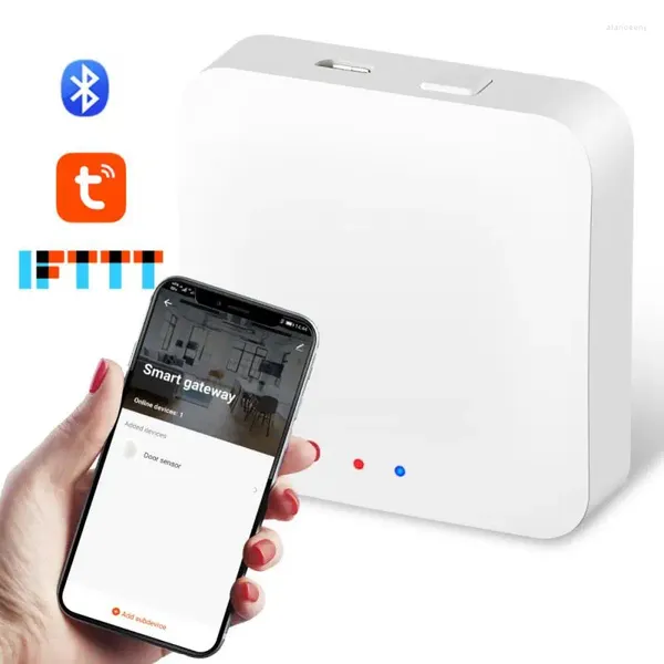 Control de hogar inteligente Tuya WiFi Wireless Gateway Bluetooth Hub Multimodo Life APPWireless Remote funciona con Alexa