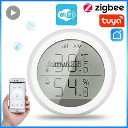 Smart Home Control Tuya ZigBee WiFi Capteur de température d'humidité pour Alexa Google Assistant Hygromètre Thermomètre Smartlife Smart Home Life Produit x0721 x0807