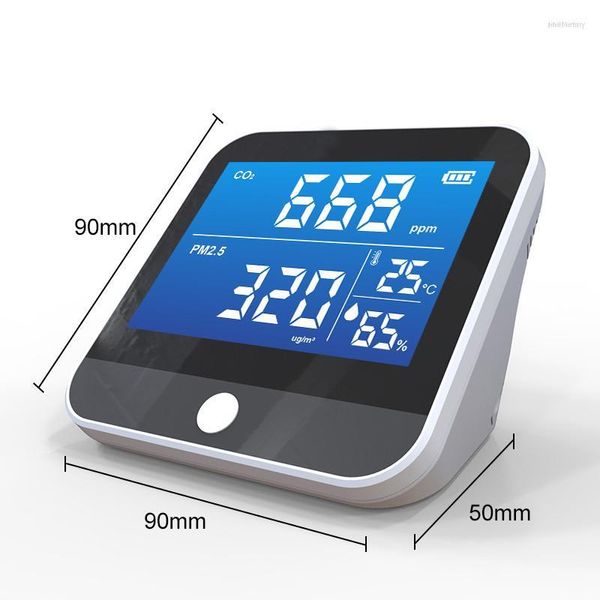 Unidad de control inteligente para el hogar Conmutación Detector Pm2.5 Dispersión láser Analizador de gas CO2 portátil Probador de formaldehído