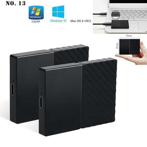 Disque dur externe SSD USB3.1, contrôle pour maison intelligente, pour ordinateur de bureau, téléphone portable, ordinateur portable, 2 to/1 to/500 go, 2 couleurs en option