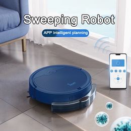 Smart Home Control Stofzuiger APP Afstandsbediening Automatische veegrobot met watertank Vegen en nat dweilen Reiniging Mute 230909