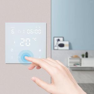 Contrôle de la maison intelligente Thermostat numérique Wi-Fi Contrôleur de température APP Panneau de commande tactile LCD Minuterie programmable Chauffage électrique