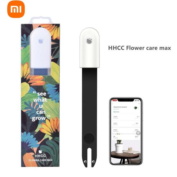 Smart Home Control Xiaom HHCC Flora Monitor Jardín Flor Cuidado Max Planta Hierba Suelo Probador de fertilidad del agua Sensor Detector de jardinería