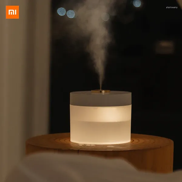 Smart Home Control Xiaomi Humidificateur D'air Diffuseur Usb Rechargeable 2000mAh Batterie 780ML Électrique À Ultrasons Brumisateur LED Veilleuse