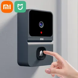 Contrôle de la maison intelligente XIAOMI MIJIA sonnette sans fil WiFi caméra HD extérieure sonnette de porte de sécurité Vision nocturne interphone vidéo changement de voix pour