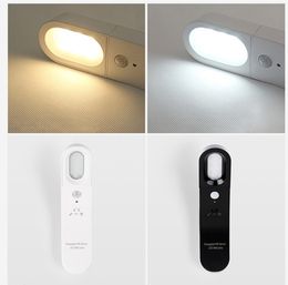 Smart home USB cuerpo humano inducción noche luz creativa control de luz lámpara de mesa LED lámpara de noche dhl gratis