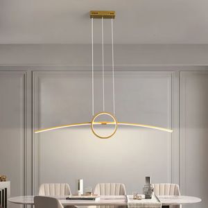 Smart Illumination L100CM Creative Modern LED Pendant Lights HLanging Lamp For Dining Room Living Kitchen 85265V Home Alexa 230316
