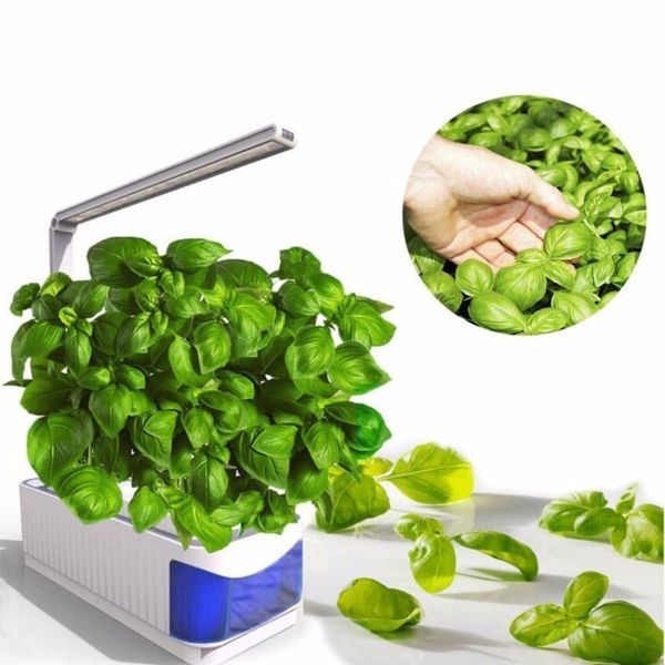 Smart Indoor Herb Garden Planter Kit LED Grow Light Hydroponic Growing Multifonction Lampe de bureau Plante Fleur Grow Lampe AC100-240V Y200709