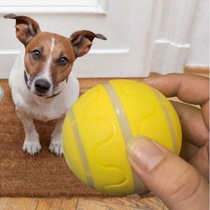 Balle de jouet pour chien interactive intelligente pour chiot intérieur étanche résistant aux morsures télécommande rougeoyante chat chien balle accessoires pour chien