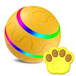Smart Interactive Pet Ball Remote Control clignotant Roule saute