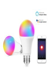 Ampoules LED intelligentes WiFi LED, lumière magique 7W RGBCW, Compatible avec Alexa Google Smart Home7522127
