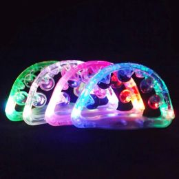 Smart Led Strip Handheld Light Up Tambourine Percussion leidde Nooisemakers flitsende rammelaar KTV Party Events Kids Sensory Musical Bar