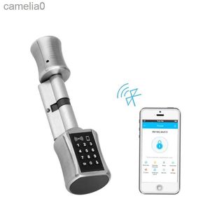 Cerradura inteligente Cerradura de cilindro Bluetooth Cerradura TT Tarjeta de contraseña Cerradura de puerta inteligente electrónica Código de teclado digital Cerradura sin llave Inicio AirbnbL231116