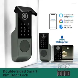 Smart Lock-vingerafdrukdeur voor buiten met IP68 waterdicht wachtwoord Digitale Keyless Entry Home House