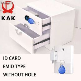 Smart Lock Kak Sensor Lock Emid IC Card Sensor Digitale lade Card Lock Diy Intelligent Electronic Invisible Hidden Cabinet Lock Hardware WX WX