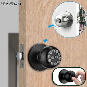 Smart Lock Poignée de porte intelligente Empreinte digitale Smart Lock Poignée de porte biométrique avec contrôle d'application Très adapté aux chambres à coucher