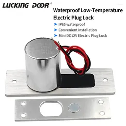 Smart Lock Waterdichte Elektronische Drop Bolt NC Deur DC 12V Magnetische Inductie Auto Deadbolt Voor Beveiliging Elektrisch Toegangscontrolesysteem