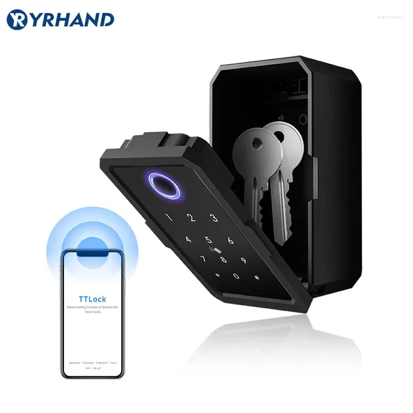 Serrure intelligente YRHANDlock Wifi boîtes de sécurité mot de passe empreinte digitale numérique Cerradura Inteligente Tuya électronique Portable