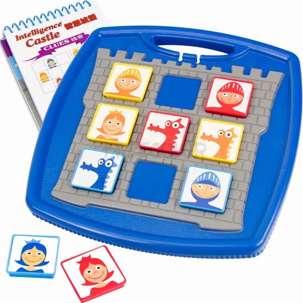 Smart Montessori Creative Intelligent Castle Games 40 Desafío con solución IQ Brain Training Toys para niños Oyuncak 240306