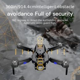Évitement intelligent des obstacles, nouveau drone UAV quadrirotor F196 UAV HD, caméra de réglage électrique à double caméra, moteur sans balais, positionnement du flux optique stable en vol.
