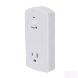 Freeshipping Smart Plug Socket Outlet Geen hub vereist Overbelastingsbeveiliging Brandvertragend materiaal Wi-Fi Afstandsbediening Timing Swit Jcawc