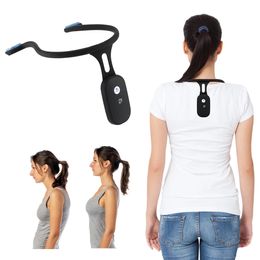 Correcteur de posture intelligent Support du dos Correction de la posture du dos de l'épaule Correcteur postural de la colonne vertébrale pour rappel de vibration pour adultes/enfants 240322