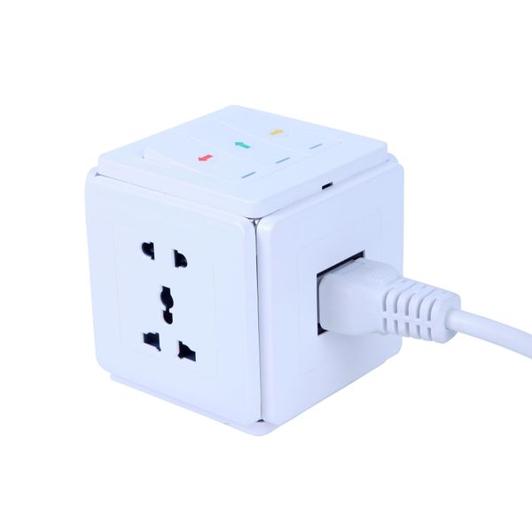 Enchufes de alimentación inteligentes Ahorro de energía y protección ambiental Mtifuncional Cube Socket Enchufe inteligente Drop Delivery Electronics Cont Otvwe