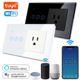 Smart Power Pild TUYA 16A Smart Wall Outlet Smart WiFi WiFi Light Switch Smart Life App Control Control WiFi WiFi Work With Alexa Home HKD230727