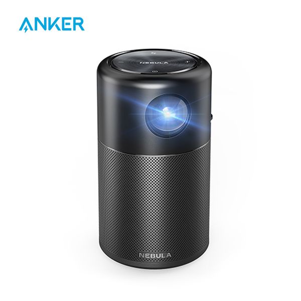 Proyectores inteligentes Anker Nebula Capsule Smart Portable WiFi película Mini proyector proyector con DLP 360 'Altavoz 100 