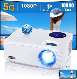 Smart Projectoren WZATCO C6A 300 inch WIFI Smart 5G Full HD 1920*1080 P LED Projector Android Video Proyector Home Theater Cinema play Game Beamer 230731