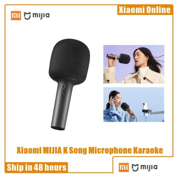 Smart Remote Control 2021 Mijia K Song Micrófono Karaoke Bluetooth 5.1 Sound estéreo Conectado DSP Canción de ruido de chips 2500MAH BA DHYUH