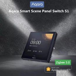 Smart Remote Control Aqara Scène Panneau Switch S1 Zigbee 3.0 3,95 pouces Couleur IPS Touch SN Home App Siri Support Drop Livraison El Dh6wx