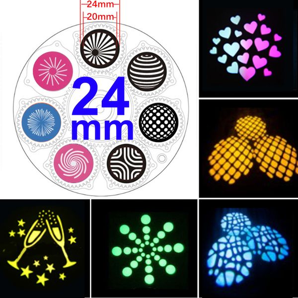 Smart Remote Control Concert Stage Light Super Beam Tête Mobile Dj Disco LED Lampe Disque Gobo Wheel Remplacer Upgrade Filter Effect Pattern Part 230316