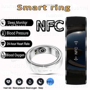 Smart Ring Men Multipt Sport Modes Sleep Sleep Sleep NFC IP68 Imperproof Women Sport Health Monitoring Ring Couple Style 240408