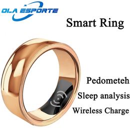 Ring inteligente multifuncional impermeable Bluetooth Men Mujeres Presión heartal Monitoreo de presión arterial Sleepmood 240423