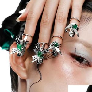 Smart Rings Franse Super Fairy Ins Tide Koude Wind Persoonlijkheid Mode Niche Vrouw Internet Beroemdheid Sparkling Ring Nail Decoration D Otxyb