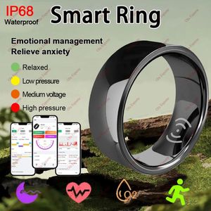 Slimme ringen Intelligente slaapmonitoring Waterdichte multifunctionele gezonde zorgen digitale ringactiviteit Fitness Tracker 240415