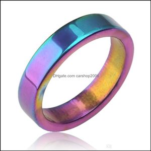 Smart Rings JewelryMagnetic Micolor Paar Magnetische Ring Sieraden Mannen en Dames Vinger Code Daling Levering 2021 DL1GI