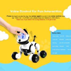 Robot inteligente Hond Speelgoed Control de voz Intelligente Praten Dansen Interactie Robot