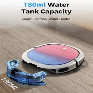 Smart Robot Vacuum Cleaner WiFi App Control 180 ml Water Tank Home Appliances Elektrische reinigingsgereedschap Robotachtige stofzuiger 231221