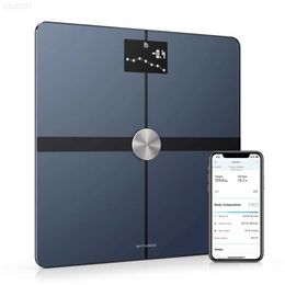 Smart Scales Body+ - Pèse-personne intelligent numérique Wi-Fi en noir Capacité de 398 lb L230823