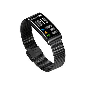 Pulsera deportiva inteligente Presión arterial Reloj inteligente Alerta de mensajes IP68 Impermeable Fitness Podómetro Rastreador Reloj de pulsera inteligente para Android iPhone IOS